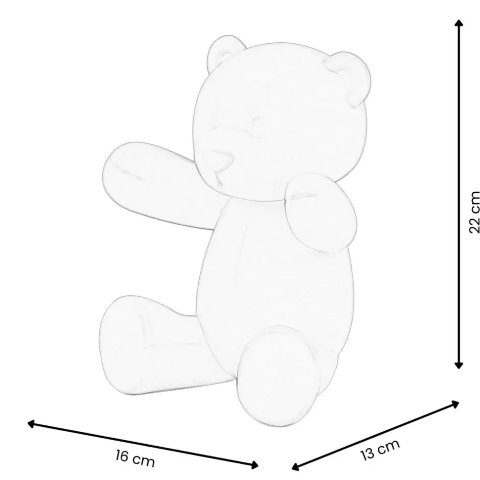 Statues & Sculptures Table Top|Animals^Dream Bear 22cm Pink Resin Indoor Sculpture