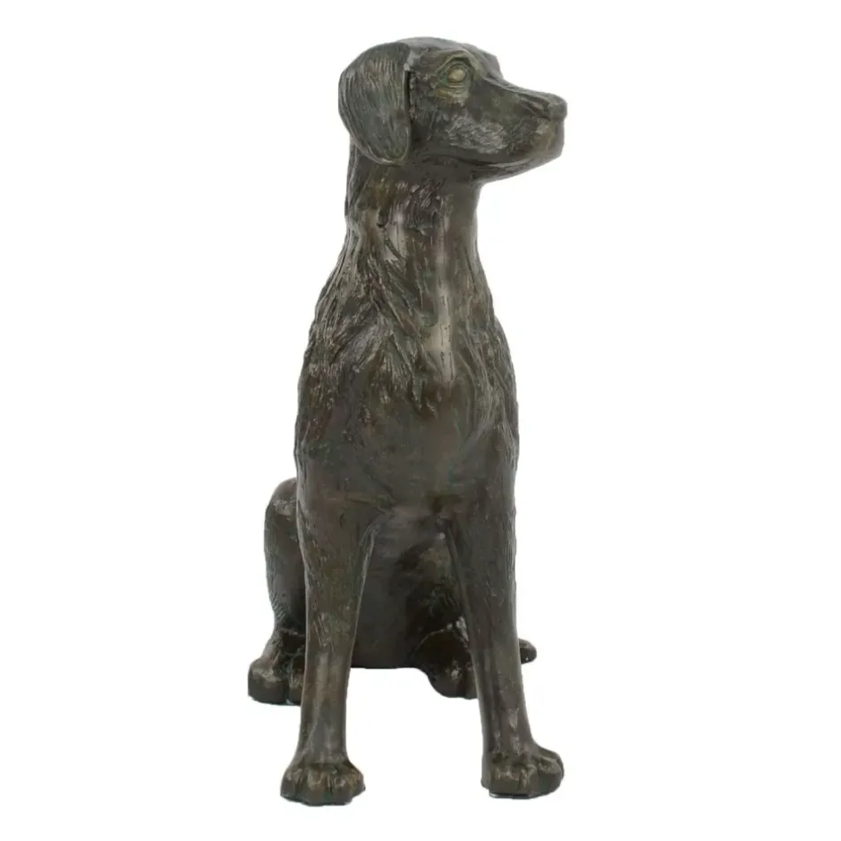 Statues & Sculptures Dogs^Duke the Dog Bronze Metal Garden Ornament