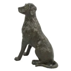 Statues & Sculptures Dogs^Duke the Dog Bronze Metal Garden Ornament