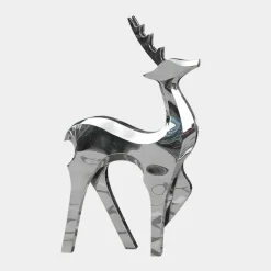 Statues & Sculptures Wildlife|Stags & Deers^Dynamic Deer 158cm Metal Garden Sculpture