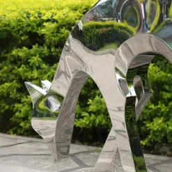 Statues & Sculptures Wildlife|Stags & Deers^Dynamic Deer 158cm Metal Garden Sculpture
