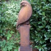 Statues & Sculptures Eagles|Modern^Eagle Modern Stone Garden Statue (Rust)