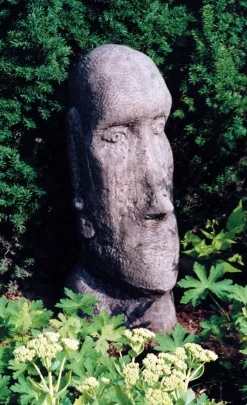 Statues & Sculptures Easter Island Heads^Easter Island Head Stone Garden Ornament