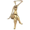 Statues & Sculptures Figurative|Table Top^Elegant Grace 38cm Gold Resin Indoor Sculpture