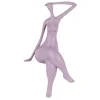 Statues & Sculptures Figurative|Table Top^Elegant Grace 38cm Violet Resin Indoor Sculpture