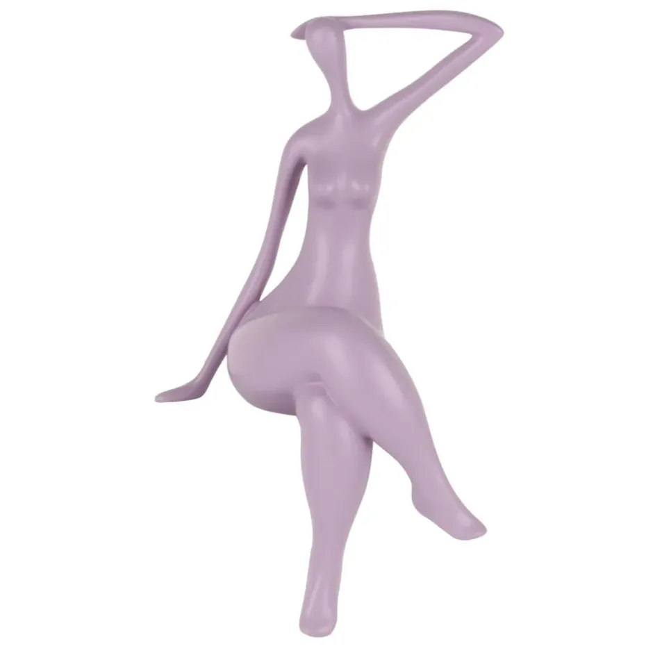 Statues & Sculptures Figurative|Table Top^Elegant Grace 38cm Violet Resin Indoor Sculpture