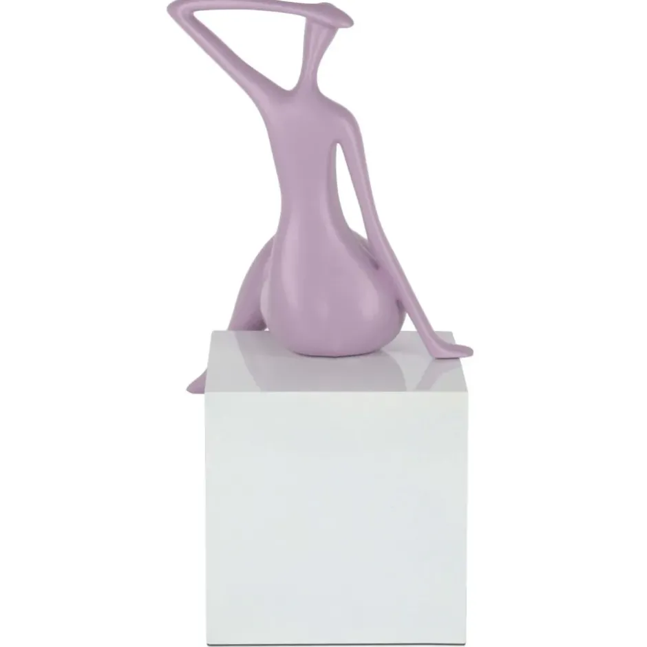 Statues & Sculptures Figurative|Table Top^Elegant Grace 38cm Violet Resin Indoor Sculpture