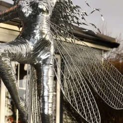 Statues & Sculptures Fairies^Elvina Fairy Metal Wire Garden Sculpture