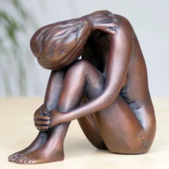 Statues & Sculptures Figurative|Table Top^Emma Figurine Bronze Indoor Sculpture