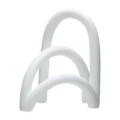 Statues & Sculptures Table Top|Abstract^Eternal Arches 22cm White Resin Indoor Sculpture