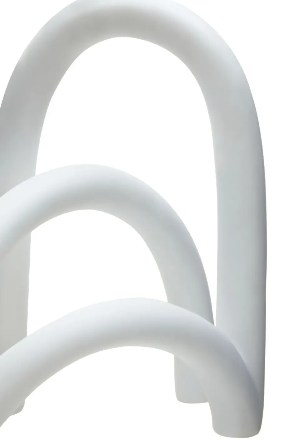 Statues & Sculptures Table Top|Abstract^Eternal Arches 22cm White Resin Indoor Sculpture