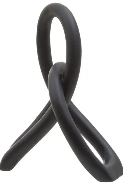 Statues & Sculptures Table Top|Abstract^Eternal Curves 19cm Black Resin Indoor Sculpture