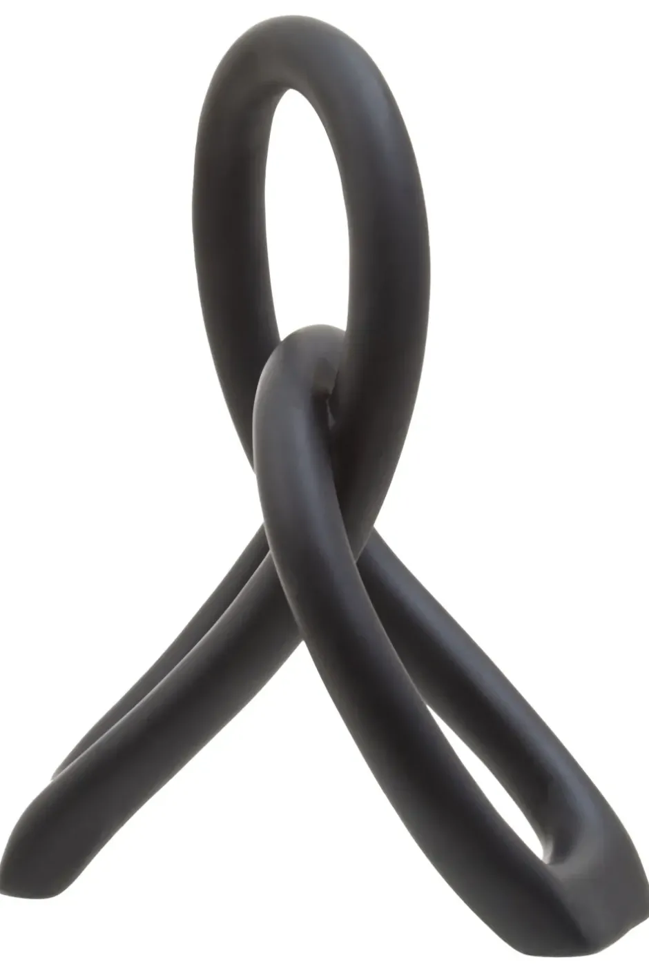 Statues & Sculptures Table Top|Abstract^Eternal Curves 19cm Black Resin Indoor Sculpture
