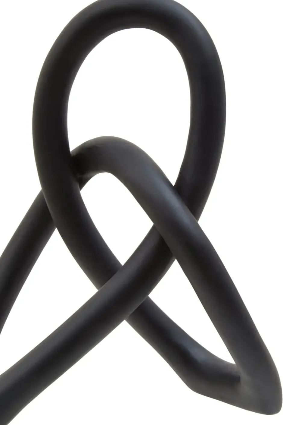 Statues & Sculptures Table Top|Abstract^Eternal Curves 19cm Black Resin Indoor Sculpture