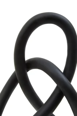 Statues & Sculptures Table Top|Abstract^Eternal Curves 19cm Black Resin Indoor Sculpture