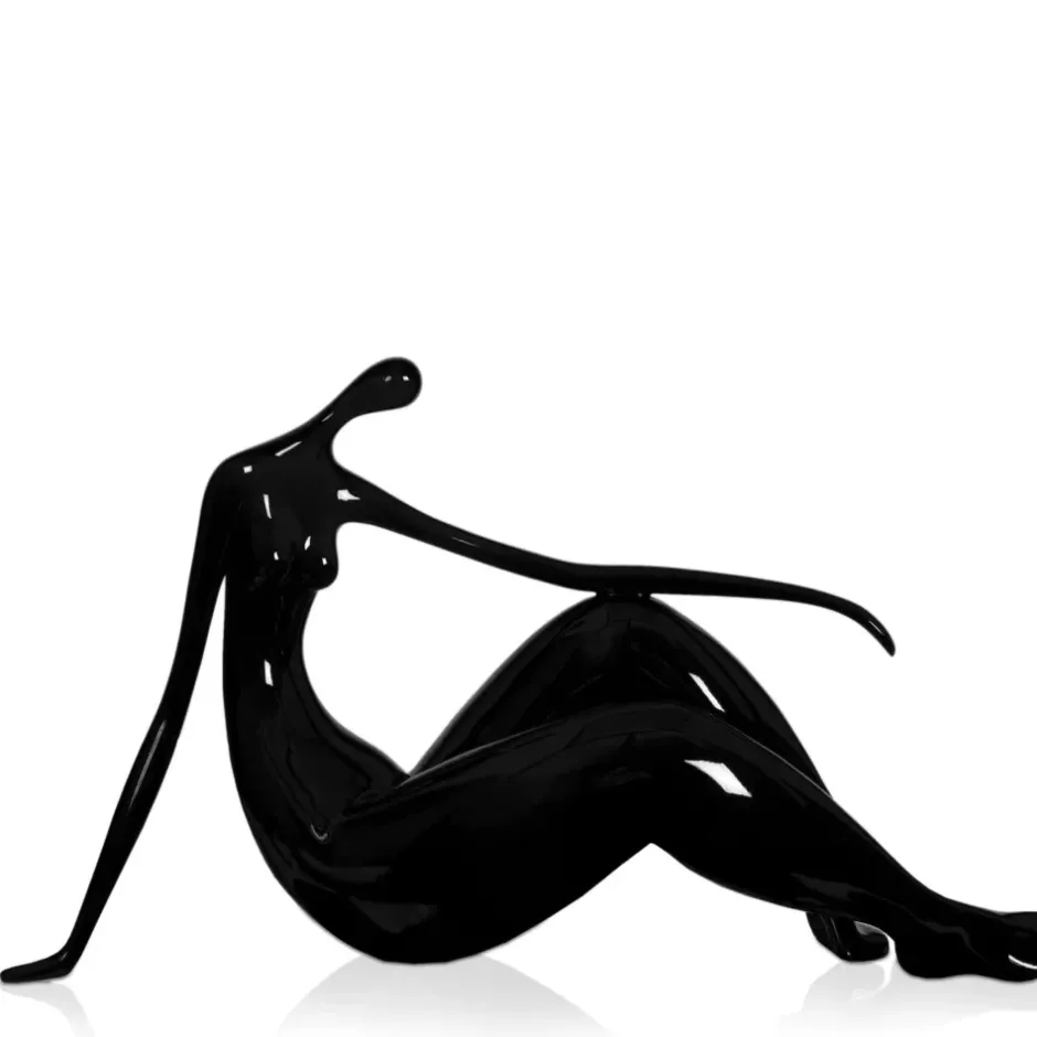 Statues & Sculptures Figurative|Table Top^Eternal Grace 40cm Black Resin Indoor Sculpture