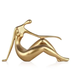 Statues & Sculptures Figurative|Table Top^Eternal Grace 21cm Gold Resin Indoor Sculpture