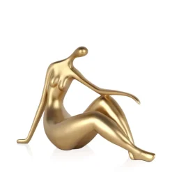 Statues & Sculptures Figurative|Table Top^Eternal Grace 21cm Gold Resin Indoor Sculpture