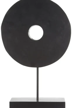 Statues & Sculptures Table Top|Abstract^Eternal Loop 44cm Black Wood Indoor Sculpture