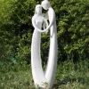 Statues & Sculptures Modern^Eternal Love 80cm Marble Resin Garden Statue