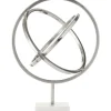 Statues & Sculptures Table Top|Contemporary^Eternal Orbit 42cm Silver Metal Indoor Sculpture