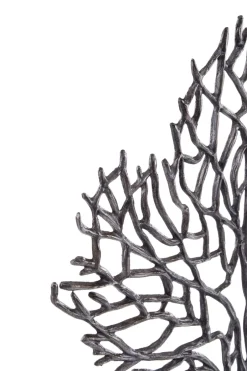 Statues & Sculptures Table Top|Contemporary^Euphoric Coral 53cm Black Metal Indoor Sculpture