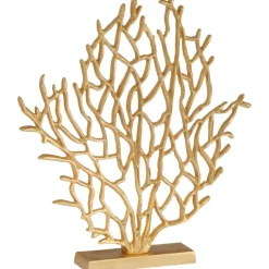 Statues & Sculptures Table Top|Contemporary^Euphoric Coral 40cm Gold Metal Indoor Sculpture