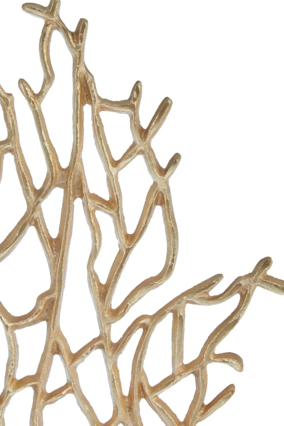 Statues & Sculptures Table Top|Contemporary^Euphoric Coral 40cm Gold Metal Indoor Sculpture