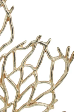 Statues & Sculptures Table Top|Contemporary^Euphoric Coral 54cm Gold Metal Indoor Sculpture