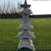 Statues & Sculptures Pagodas^Five Tier Japanese Pagoda Lantern Stone Garden Ornament