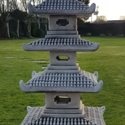 Statues & Sculptures Pagodas^Five Tier Japanese Pagoda Lantern Stone Garden Ornament