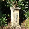 Statues & Sculptures Armillary Sundials^Floral Armillary Stone Garden Sundial