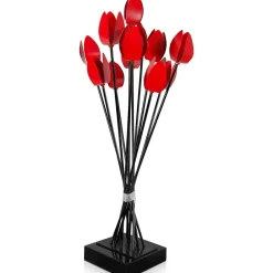 Statues & Sculptures Table Top|Floor Standing^Floral Awakening 91cm Metal Indoor Sculpture