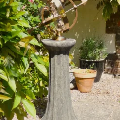 Statues & Sculptures Armillary Sundials^Fluted Armillary 82cm Stone Garden Sundial