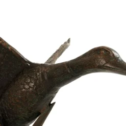 Statues & Sculptures Ducks^Flying Duck Bronze Metal Garden Ornament