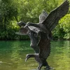Statues & Sculptures Ducks^Flying Ducks 82cm Bronze Metal Garden Statue