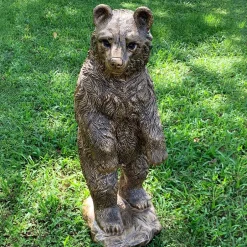 Statues & Sculptures Wildlife^Forest Bear 118cm Bronze Resin Garden Ornament