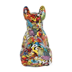 Statues & Sculptures Table Top|Animals^French Bulldog 30cm Comic Art Resin Indoor Sculpture