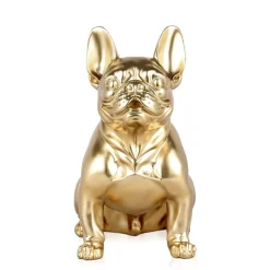 Statues & Sculptures Table Top|Floor Standing^French Bulldog 40cm Gold Resin Indoor Sculpture
