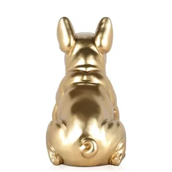 Statues & Sculptures Table Top|Floor Standing^French Bulldog 40cm Gold Resin Indoor Sculpture