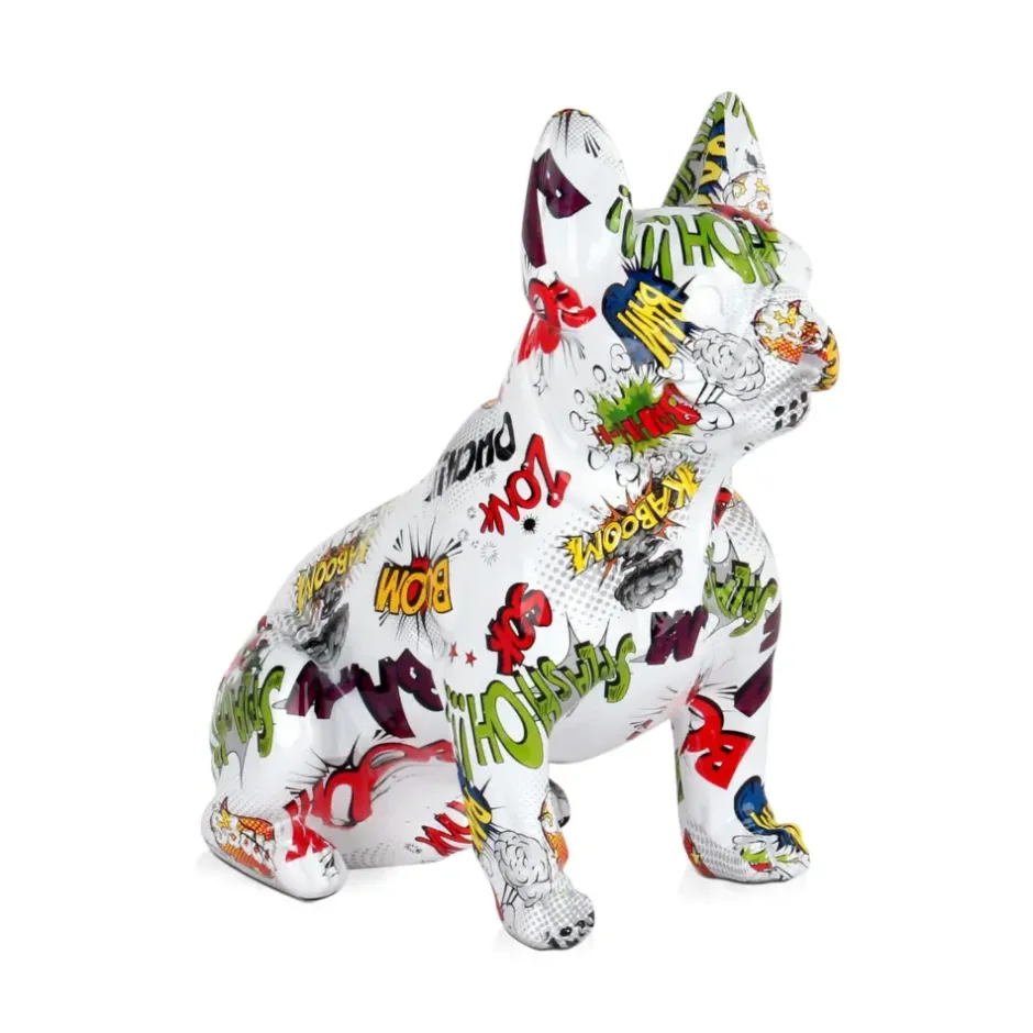 Statues & Sculptures Table Top|Pop Art^French Bulldog 30cm Pop Art Resin Indoor Sculpture