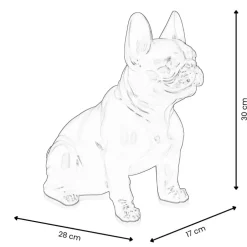 Statues & Sculptures Table Top|Pop Art^French Bulldog 30cm Pop Art Resin Indoor Sculpture