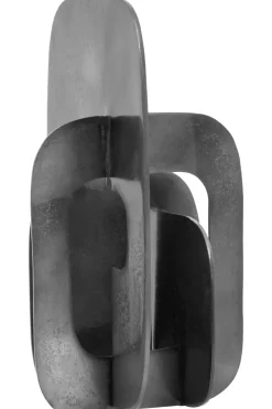 Statues & Sculptures Table Top|Abstract^Fusion 33cm Black Metal Indoor Sculpture