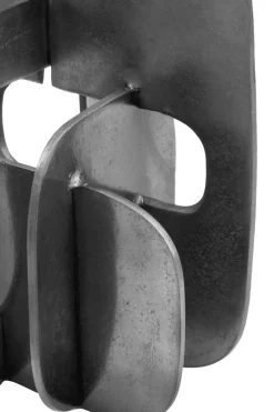 Statues & Sculptures Table Top|Abstract^Fusion 33cm Black Metal Indoor Sculpture