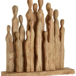 Statues & Sculptures Table Top|Abstract^Fusion of Souls 49cm Wood Indoor Sculpture