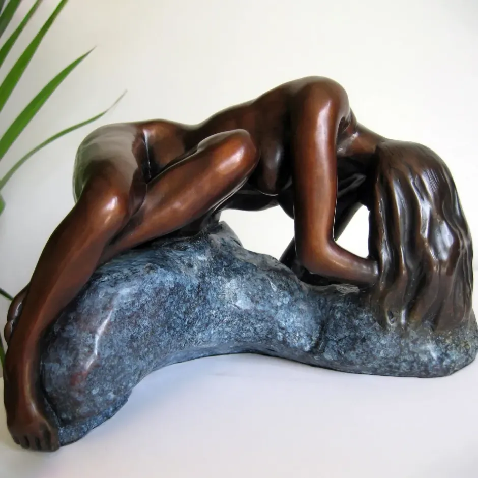 Statues & Sculptures Figurative|Table Top^Gaia Figurine Bronze Indoor Sculpture