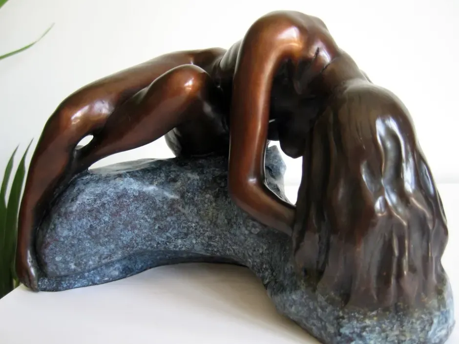 Statues & Sculptures Figurative|Table Top^Gaia Figurine Bronze Indoor Sculpture