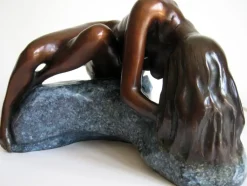 Statues & Sculptures Figurative|Table Top^Gaia Figurine Bronze Indoor Sculpture