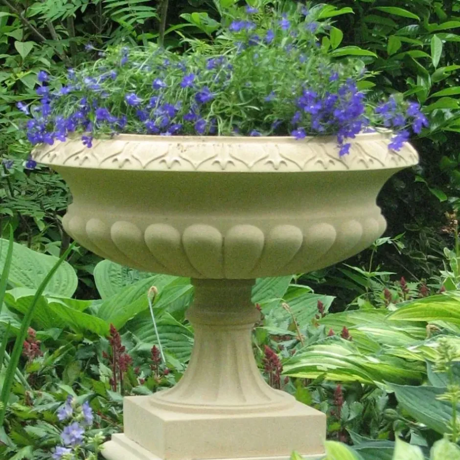 Statues & Sculptures Large|Round^Georgian Tazza Stone Garden Planter