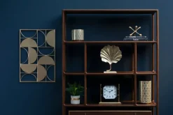 Statues & Sculptures Table Top|Contemporary^Ginkgo Leaf 28cm Gold Metal Indoor Sculpture